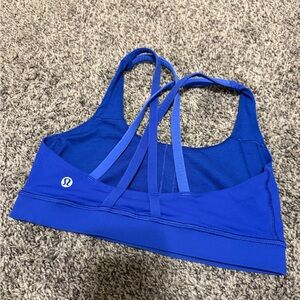 lululemon athletica Vibrant Blue Sports Bra